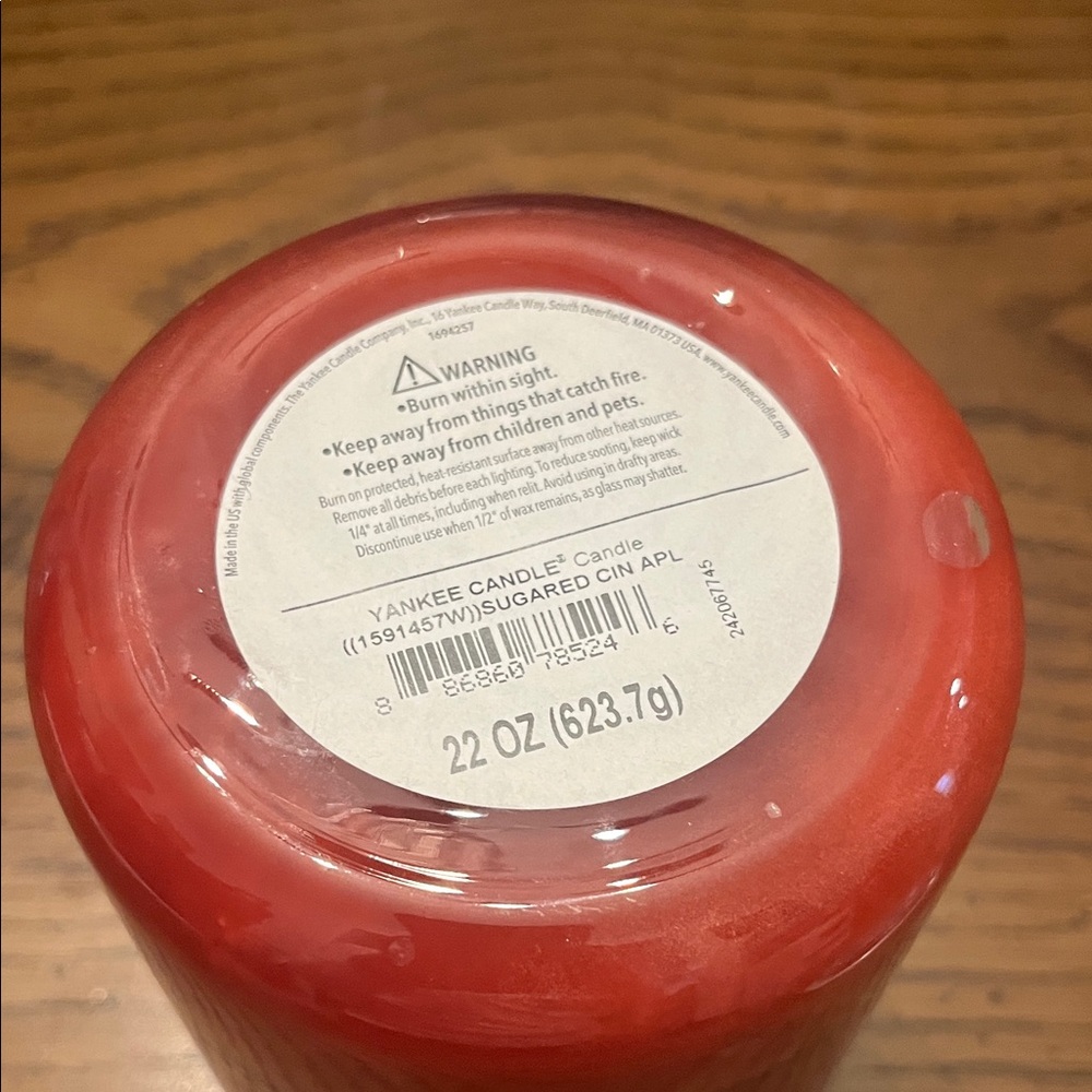 Yankee Candle Sugared Cinnamon Apple Jar Candle, new - Picture 10 of 10
